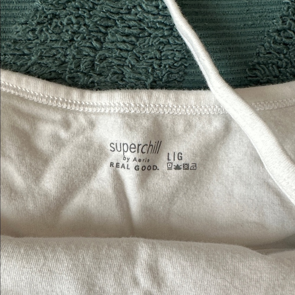Aerie superchill cotton bralette large - Picture 2 of 3